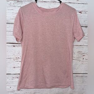 Women’s Marled Pink Short Sleeve T-Shirt